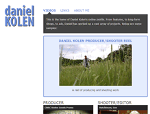 Tablet Screenshot of danielkolen.com